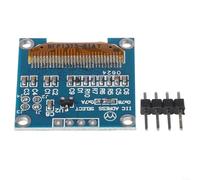Módulo de pantalla OLED de 0.96 pulgadas para interfaz Arduino IIC Pantalla de 128 x 64 píxeles Montaje PCB compatible con uso estándar de placa de pruebas (azul)