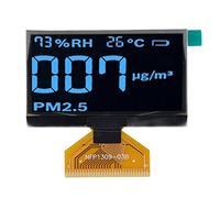 Módulo de Pantalla OLED SSD1309 de 2,42 Pulgadas | Resolución 128x64 Pantalla Luminosa incorporada | Instalación de Soldadura para proyectos de microcontroladores/electrónica de (Blue)