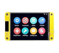 Módulo de pantalla táctil TFT LCD de 2.8 pulgadas compatible con ESP32 con WiFi e integración, diseñado para monitoreo industrial y desarrollo de dispositivos educativos (con carcasa exterior)
