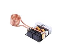 Módulo de placa calefactora, calentador de inducción de bajo voltaje ZVS de 1000 W con bobina, controlador Flyback para bricolaje, negro