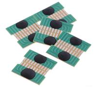 Módulo de placa de control intermitente de ciclo de 6 LED, chip de flash secuencial de 3-4.5 V 3 Hz para controlador LED COB, PCB verde compacto de 22 x 11 mm (paquete de 10)