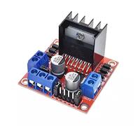 Módulo de placa de controlador de controlador de Motor L298N Motor paso a paso DC Dual H-Bridge, adecuado para motores, robots, coches inteligentes