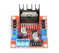 Módulo de Placa de Controlador de Motor DC, LN298N H Bridge 5-35V 0-36mA para Conducir Motor Paso a Paso Smart Car Robot
