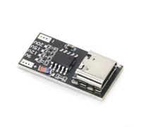 Módulo de placa de disparo PDQC de alta velocidad para impulso de transmisión de energía, soporta múltiples protocolos de carga rápida y corriente máxima de 5 A con entrada tipo C (15 V)