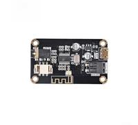 Módulo de placa decodificador de audio inalámbrico 4.2 con salida dual para sistema de altavoces de coche, receptor de sonido de bricolaje, color negro, diseño compacto, amplio rango de voltaje