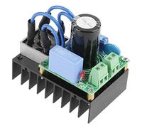 Módulo de Placa Rectificadora, 5-34V AC a 7-50V DC 10A Tablero Rectificador, Placa Rectificadora de Protección Múltiple con Función de Indicación de Potencia