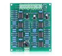Módulo de preamplificación NE5532P Placa de preamplificador de 3 Canales con Salida de Graves y Medios Agudos Ajustables - Filtro Divisor sustractivo y atenuación de 24 dB por