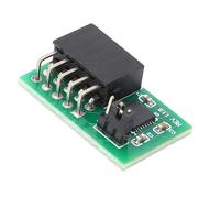 Módulo de Procesador de Seguridad, Módulo de Procesador de Seguridad de 10 Pines Compatible con Memorias DDR4 para AOM TPM 9670V, Componentes Internos