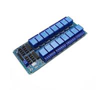 Módulo de protección relé 16 canales DC 5V 12V 24V con optoacoplador LM2576 interfaz microcontroladores potencia 1 Uds(24V Relay Module)