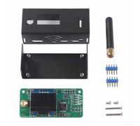 Módulo de punto de acceso MMDVM de baja potencia con pantalla OLED integrada y luces indicadoras LED en carcasa de aluminio (plateado)