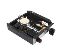 Módulo de quemador de calentador de propano de 47000 BTU con kit de montaje de regulador, caja de control de calentador de tubo de vidrio para exteriores con termopar, seguridad antiinclinación (A)