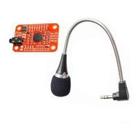 Módulo de reconocimiento de voz para V3 para Arduino, 80 comandos y 7 procesamiento simultáneo con control UART/GPIO, placa de control de voz de 99% de precisión