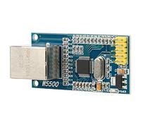 Módulo de Redes Ethernet W5500, TCP/IP de Hardware Completo, Velocidad de Transferencia de 10/100 MBPS, Búfer TX/RX de 32 K, Fuente de Alimentación de 3,3 V/5 V, Interfaz SPI,