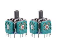 Módulo de reemplazo del sensor analógico del eje del joystick 3D, reemplazo del joystick 3D del joystick analógico de 2 piezas para el controlador PS4, El mando analógico Palanca de mando 3D Módu