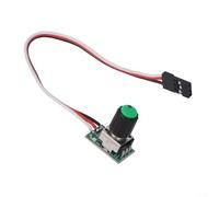 Módulo de regulación de velocidad del potenciómetro giratorio para ventiladores de potencia sin escobillas DIY (alambre de soldadura)