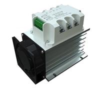 Módulo de regulación de voltaje de CA trifásico, regulador de potencia analógico de atenuación de tiristores (40 A, 10 KW, 15 cm)