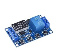 Módulo de relé 1 canal, 5V, módulo retardo tiempo, interruptor encendido/apagado, ciclo sincronización, 999 minutos, Uds