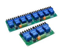 Módulo de relé 4 8 canales de aislamiento optoacoplador 30A soporte de alta corriente 5V 12V 24V disparador flexible para control de automatización PLC
