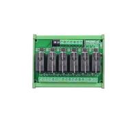 Módulo de relé aislado con optoacoplador enchufable BMZ-K1-E, 2 canales a 24 canales, 1 NA + 1 NC, voltaje de disparo: 3,3 V-5 V, compatible con positivo y negativo, 16 A(Control voltage 24V,14CH)