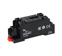 Módulo de relé auxiliar eléctrico RXZE1M2C 8pin RXZE1M4C 14pin Base enchufe Simple RXZE2M114M RPZF1 RGZE1S35M(RXZE1M2C)