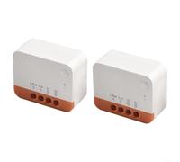 Módulo de relé bidireccional para Zigbee para interruptor inteligente 3.0 sin cable neutro compatible con SO-NOFF para ZBMINI-L2 para automatización del hogar basada en voz y aplicación (2 piezas)