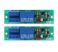 Módulo de relé biestable QF C01 de 12 V CC para conversión de señal a Salida Constante - Carga máxima de relé de 10 A - Rango de Funcionamiento de 9,5 V a 16,5 V - Juego de 2