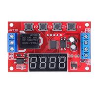 Módulo de relé de 12 V Interruptor de Retardo de Temporización Digital con 32 Funciones, Alta Precisión, Ahorro de Energía, para Control de Bomba de Agua, Control de Motor,