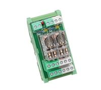 Módulo de relé de 2 canales 2NG2R, interfaz de relé PLC 2NO 2NC DPDT, 12V, 24V, CA/CC, 1 Uds.(2NO2NC-2C-24VACDC)