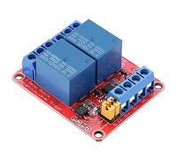 Módulo de relé de 2 canales con optoacoplador, Tarjeta de expansión de disparo de bajo nivel para 5V / 12V / 24V(12V) modulo rele 5v 2 canales