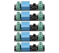 Módulo de relé de 3 V, placa de interruptor de alimentación de 1 canal, control de carga de 10 A con terminales de tornillo para automatización industrial Arduino PLC