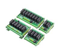 Módulo de relé de aislamiento optoacoplador enchufable 2-24CH 16A Voltaje de alimentación: 12V/24V Disparador 1,8V(10CH)