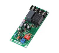 Módulo de relé de control de temporizador de 220 V con retardo ajustable de 0,2 a 5 h para ventiladores de refrigeración o escape, salida de entrada de CA 100-220 V, capacidad de 10 A, diseño compacto