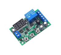 Módulo de relé de detección de corriente DC5V/12V/24V/7-30V, pantalla Digital, controlador de interruptor de alarma de sobrecorriente, relé de protección de parada de Motor(DC7-30V)