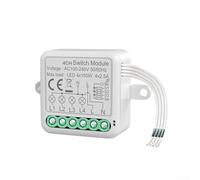 Módulo de relé de disyuntor WiFi con control de voz para una gestión perfecta del hogar inteligente (4 canales)