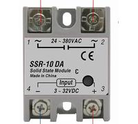 Módulo de relé de estado sólido SSR-25DA SSR-40DA SSR-40AA SSR-40DD 10A 25A 40A 60A 80A 100A DD DA AA Control de temperatura(DD,WHITE WITHOUT CASE_150A)