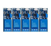 Módulo de relé de retardo de tiempo de disparo de amplio voltaje de 5 V-30 V, módulo temporizador, interruptor de retardo de conducción for(5pcs)