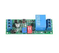 Módulo de relé de retardo monoestable unidireccional de amplio voltaje de CC de 4-30 V. Activa el interruptor de temporización a 10 segundos/100 minutos/segundos.