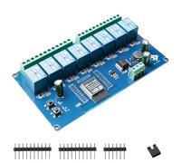 Módulo de relé ESP de 8 canales con ESP-32 WiFi Bluetooth, DC5 - 30 V/AC250 V, placa de desarrollo para proyectos DIY Smart Home & IoT, fácil programación con Arduino IDE