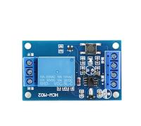 Módulo de relé Estado biestable StartStop de 1 vía Microcomputadora autoblocante Interruptor de modificación de automóvil Tubo Zener de Alta Potencia Protección de Voltaje Estable (12V)