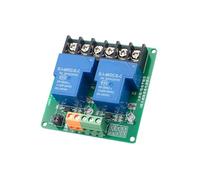 Módulo de relé optoacoplador aislado de 2 canales, 5 V, Touch Off, 30 amperios, corriente alterna, CC, carga, indicadores LED para domótica, lógica programable, sistemas de control, módulo de relé