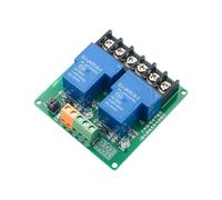 Módulo de relé optoacoplador aislado de 2 canales, 5 V, Touch Off, 30 amperios, corriente alterna, CC, carga, indicadores LED para domótica, lógica programable, sistemas de control, módulo de relé
