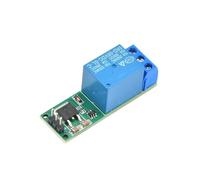 Módulo de relé pestillo Flip-Flop, interruptor bloqueo automático biestable 1 canal, placa disparo bajo pulso for DC 6V, 9V, 12V, 24V, 5/2/1 Uds(5Pcs)
