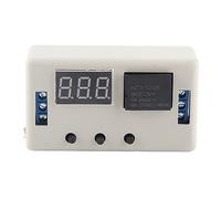 Módulo de relé retardo tiempo YYC-2, 12V, pantalla Digital LED, interruptor Control temporizador ciclo, tablero automatización ajustable con carcasa
