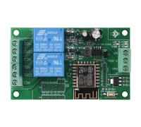 Módulo de relé wifi Esp8266 Esp-12F, conmutador de red de 2 canales, 5 V/8-80 V, para control remoto inteligente IDE