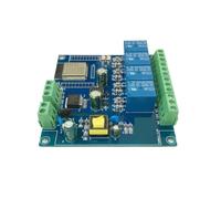 Módulo de relés de cuatro canales for ESP32 (AC220V/DC5-30V) con puerto de E/S. Placa de desarrollo ESP32-WROOM.