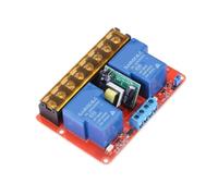 Módulo de relés para PLC AC100V-250V 30A Módulo de relé de interruptor de 2 canales DC5V con placa de relé de aislamiento