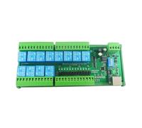 Módulo de relés para PLC Módulo de interruptor de relé 2 en 1 DC 12V/24V 12 canales DIO RS485 Modbus RTU IP PLC placa de expansión(12V)