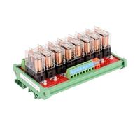 Módulo de relés para PLC Módulo de relé de 8 canales 1CO 10A DC 5V 12V 24V AC 110V 220V Placa de módulo de relé de control PLC