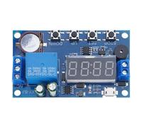 Módulo de retardo del temporizador Amplios rangos de voltajes DC5V-60V Sincronización de reloj de precisión para aplicación de sincronización precisa Módulo de retardo del temporizador rangos