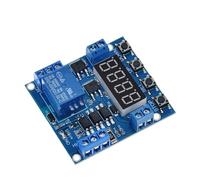 Módulo de retardo XY-J05 Disparador de retardo de temporizador Desactivación Detección de límite superior e inferior de voltaje Conteo de tiempo cíclico Control de carga de batería